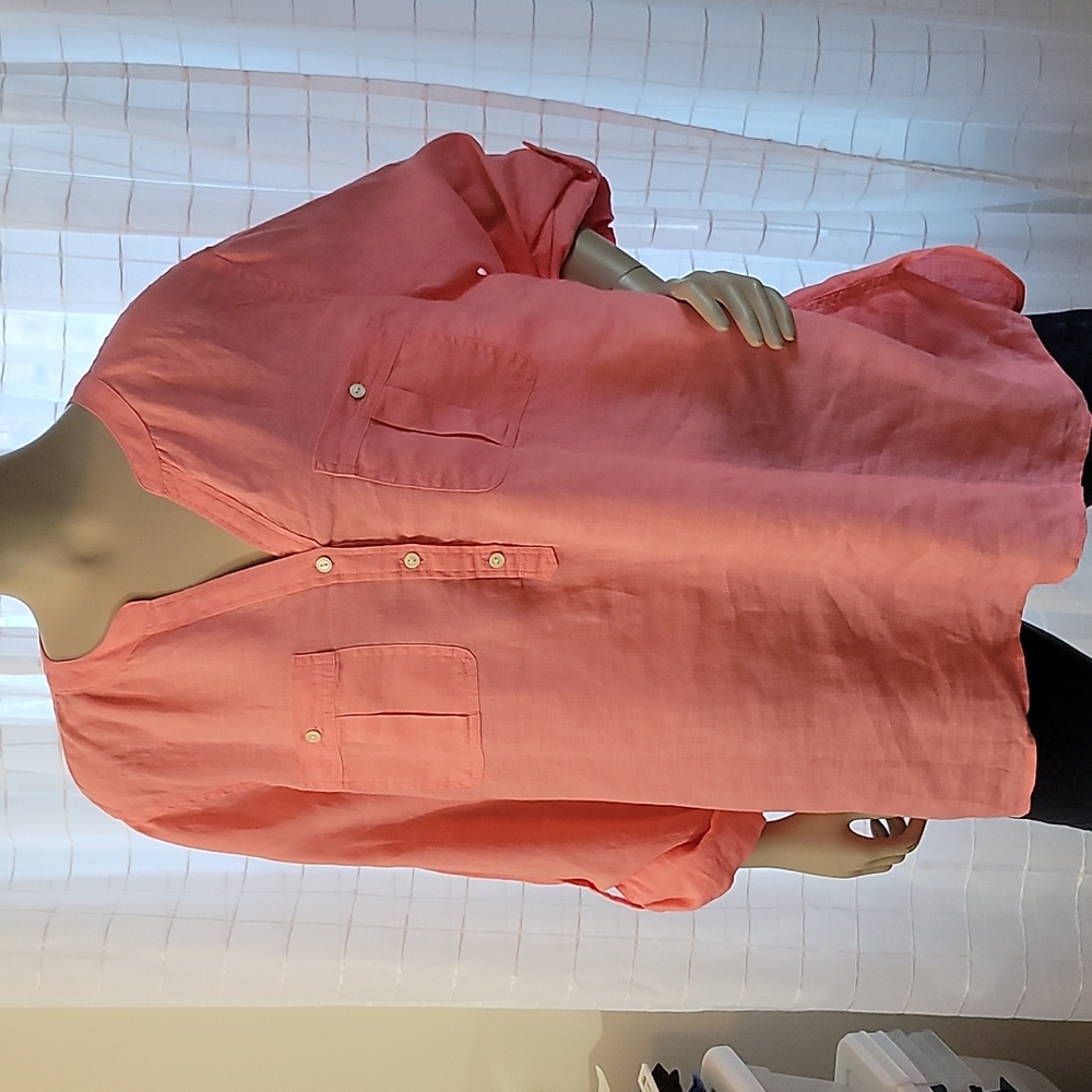 Talbott 100% Linen shirt
